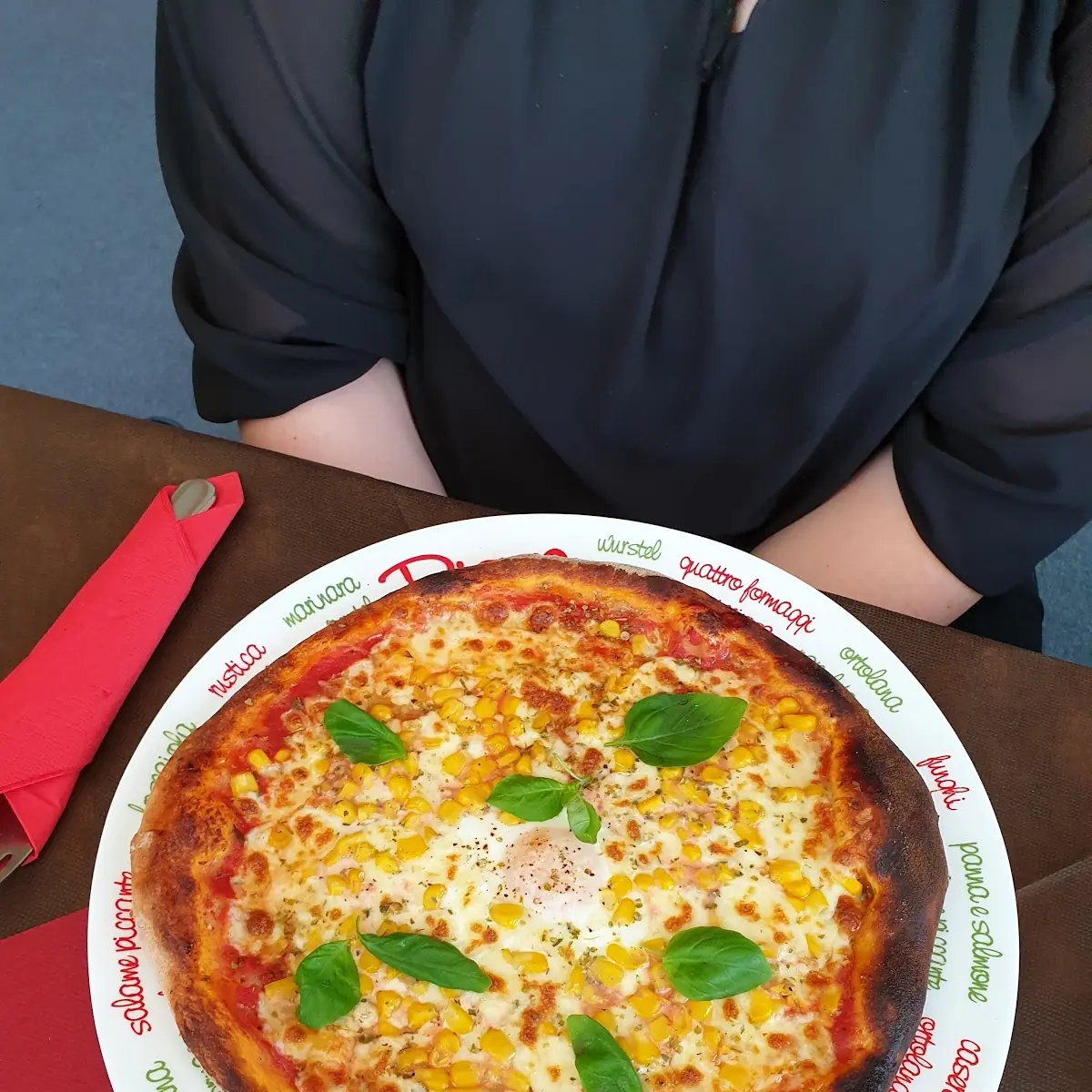 Pizza Margherita Mit Extra Mais
