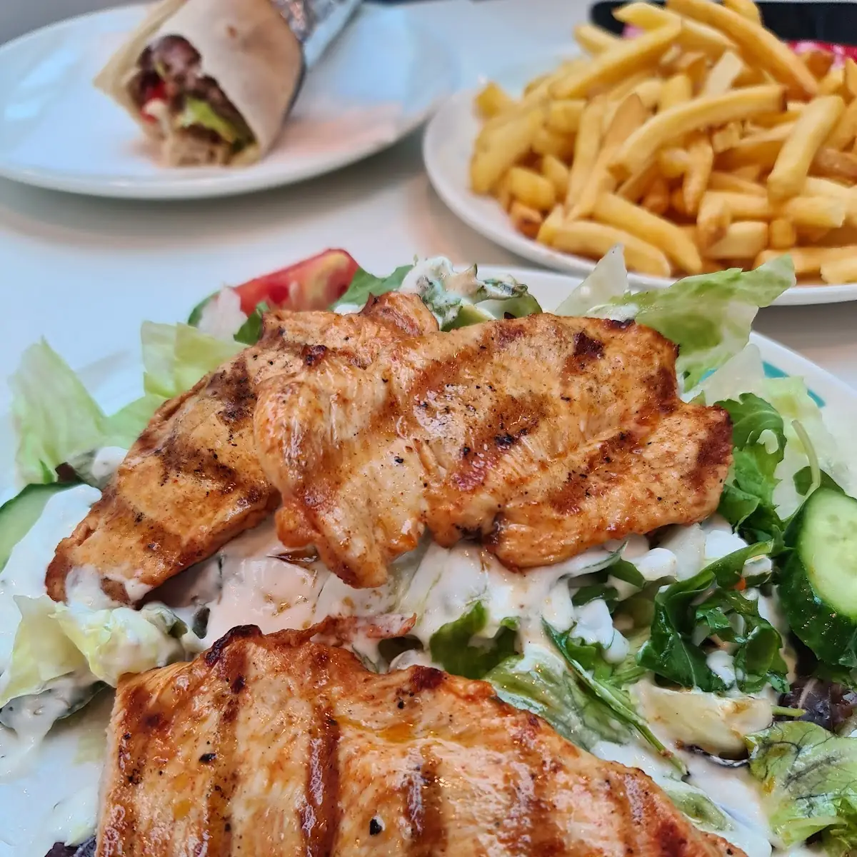 Hühnerfilet Auf Salat