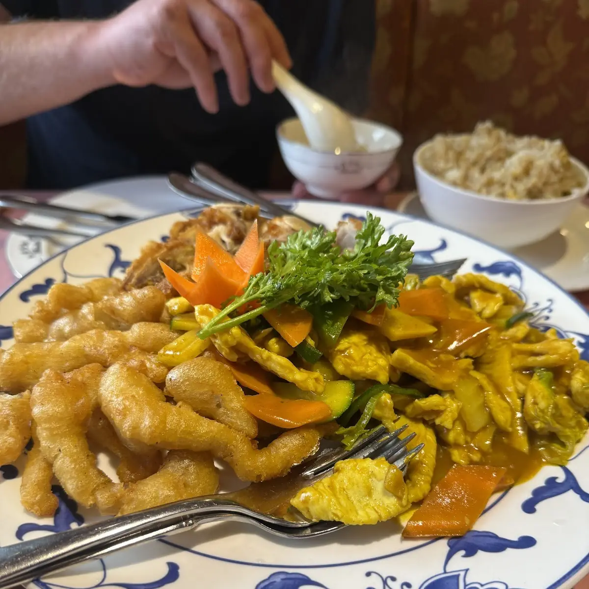 Mittagsmenü- Knusprige Ente Mit Pikanter Sauce