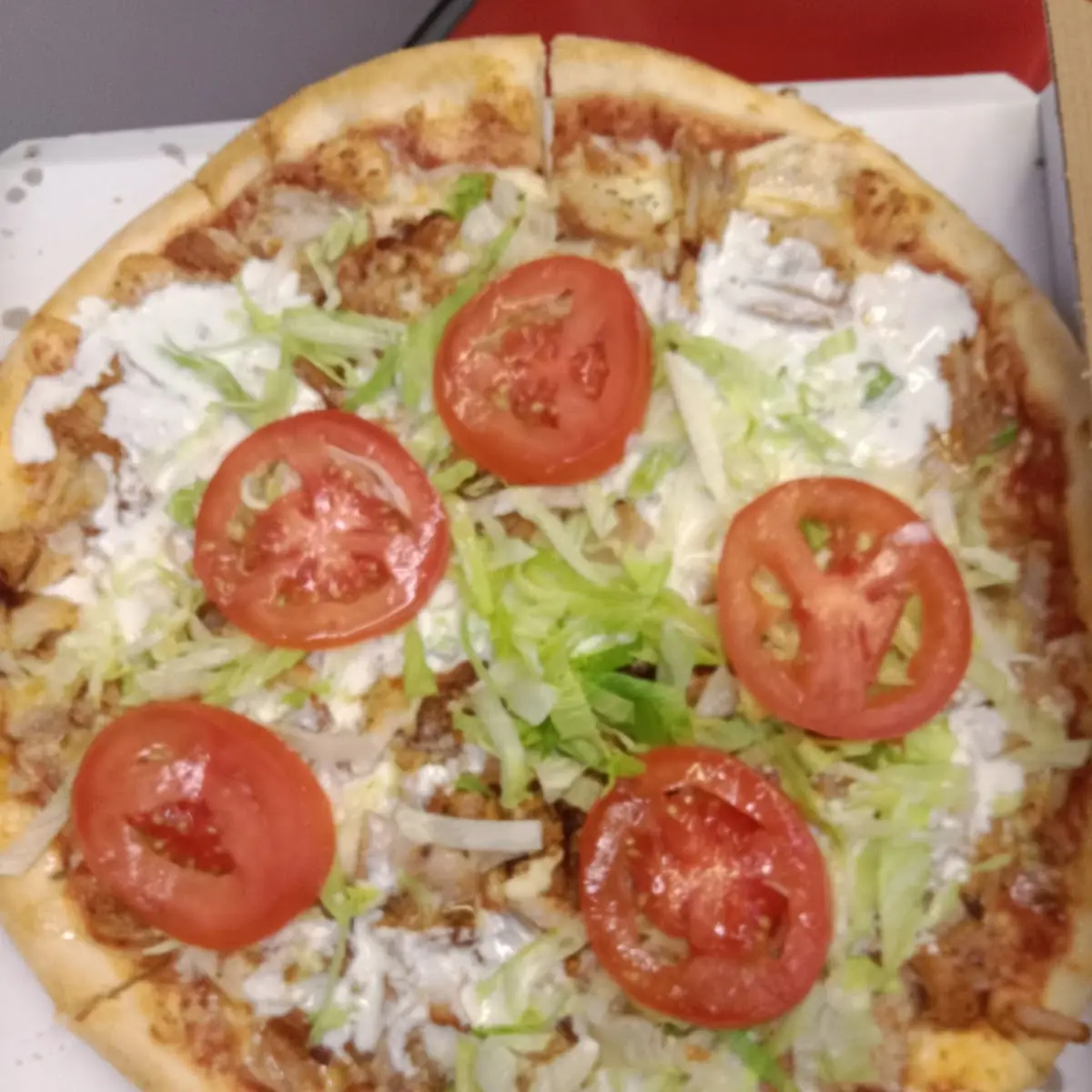 Kebab Pizza