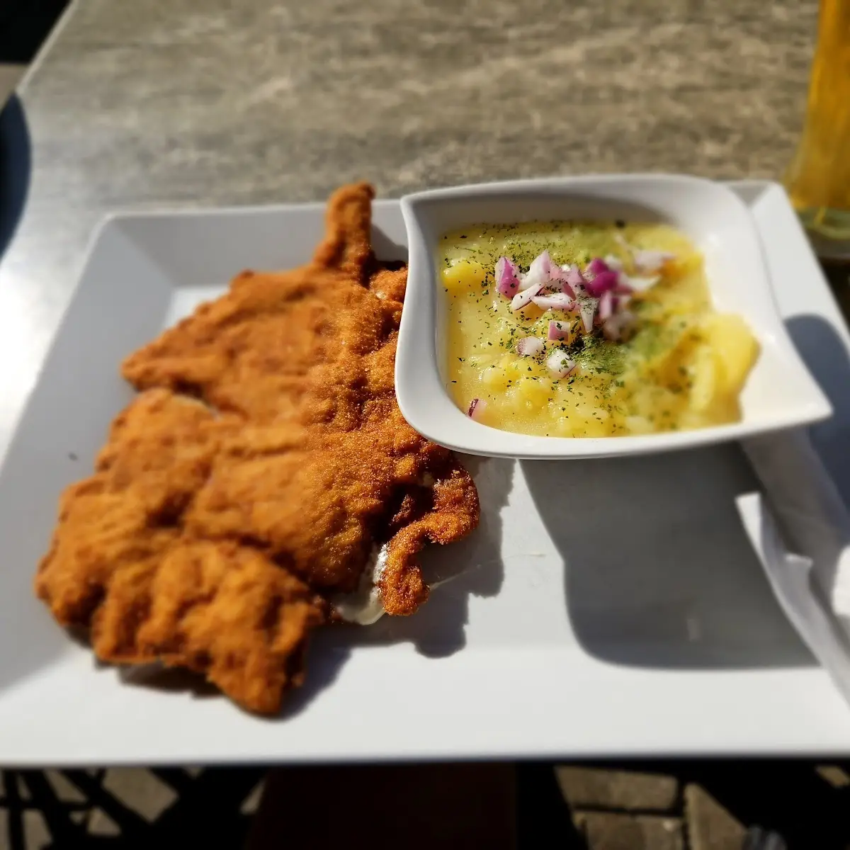 Schnitzel With Potato Salad