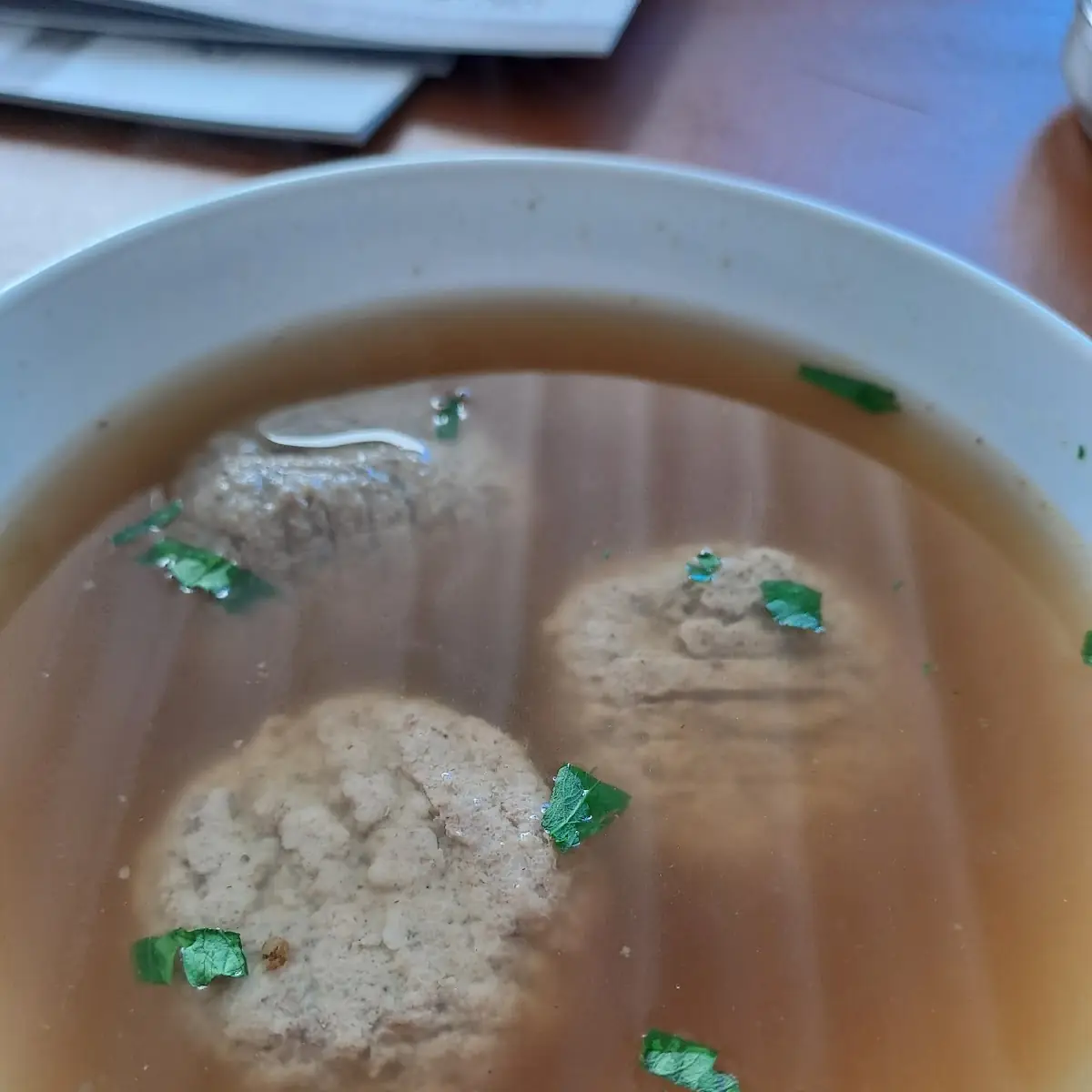 Klare Rindsuppe Mit Leberknödel