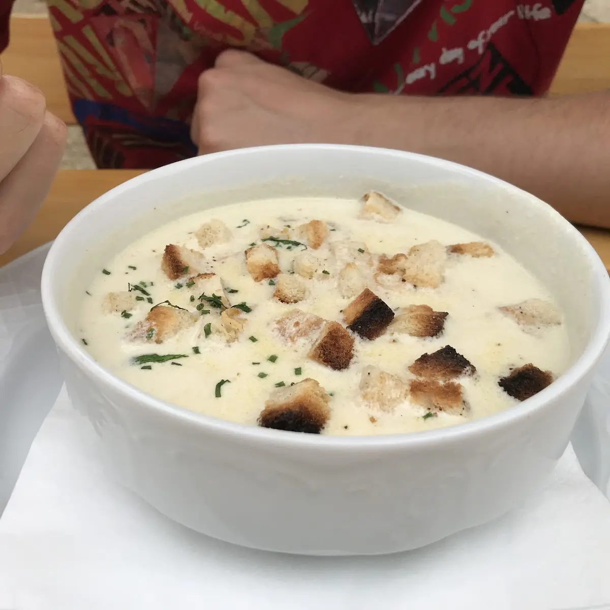 Knoblauchcremesuppe
