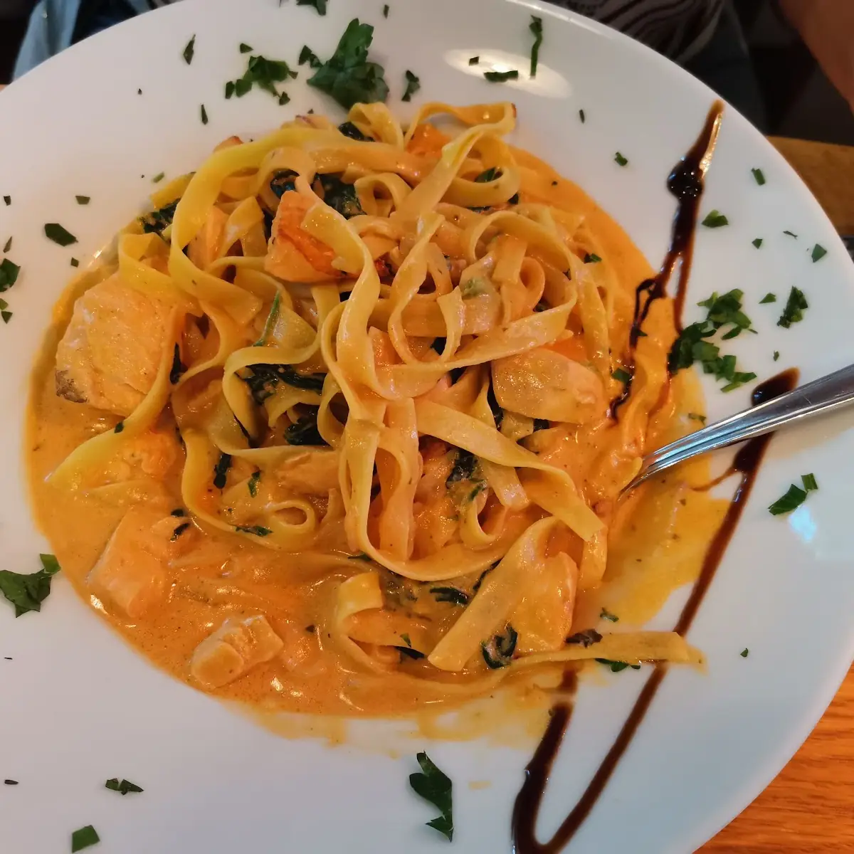 Pasta Mit Lachs