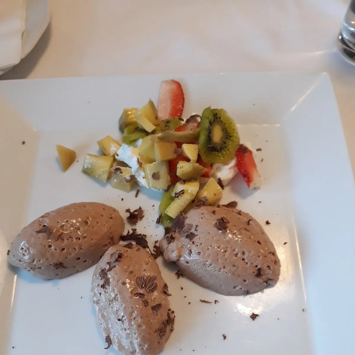 Schokomouse Mit Früchten