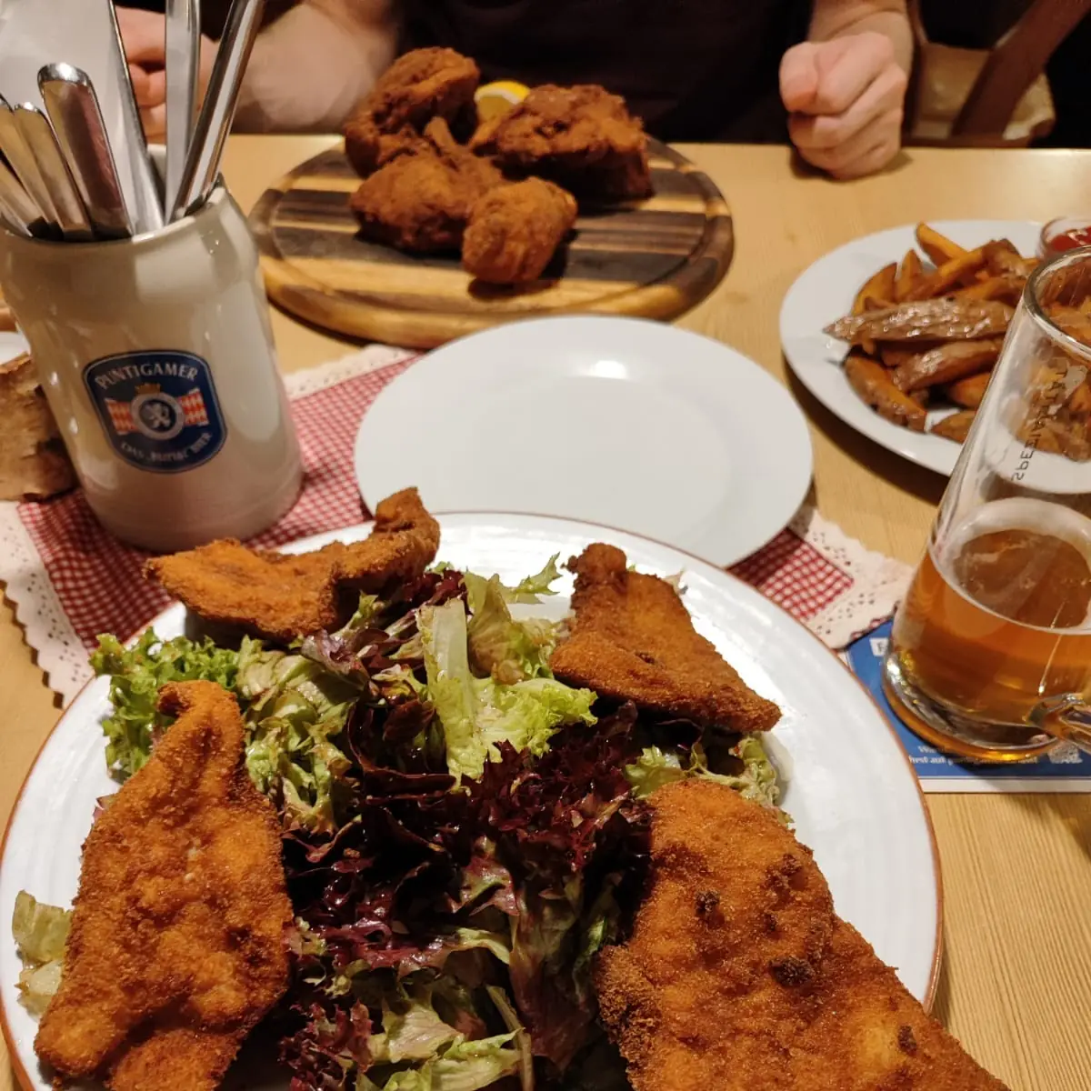 Backhendlsalat
