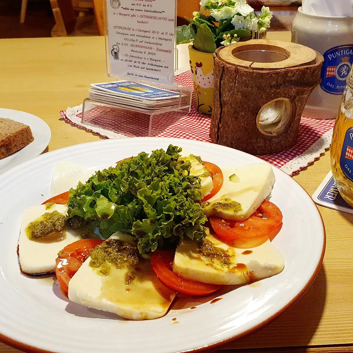 Vegetarischer Biergartl Salat