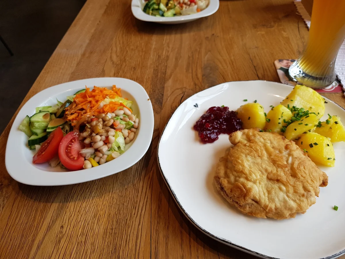 Bierschnitzel Mit Käse Gefüllt