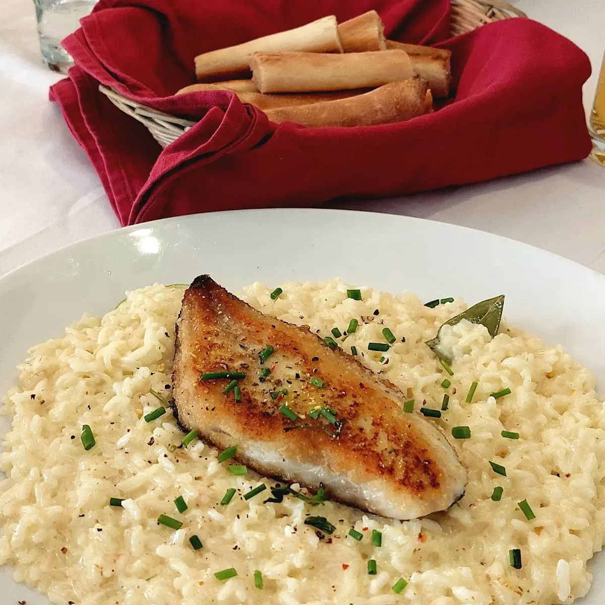 Risotto Mit Fischfilet