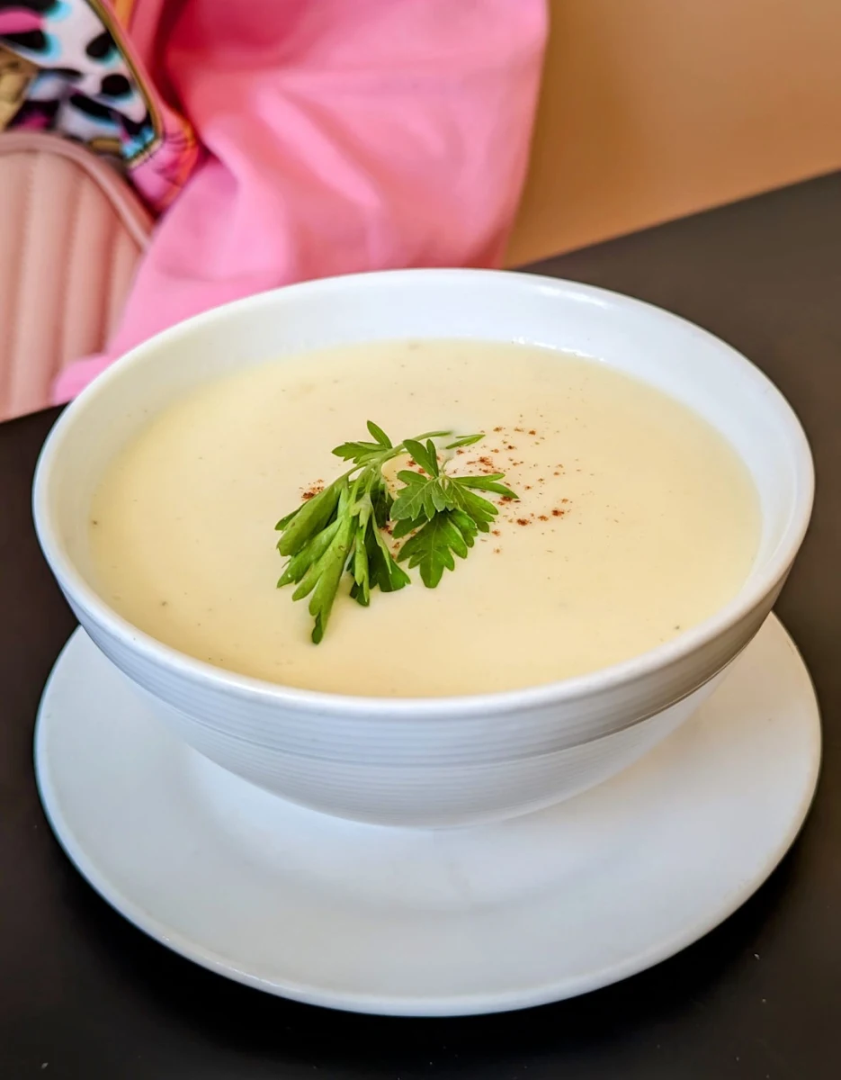Erdäpfelcremesuppe Vegan