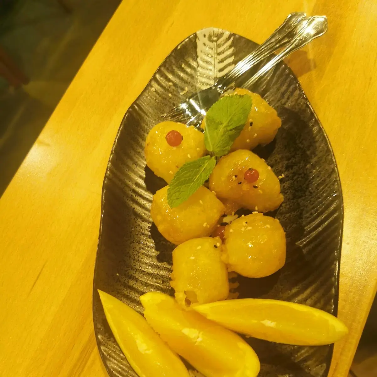 Gebacken Bannane Mit Obst