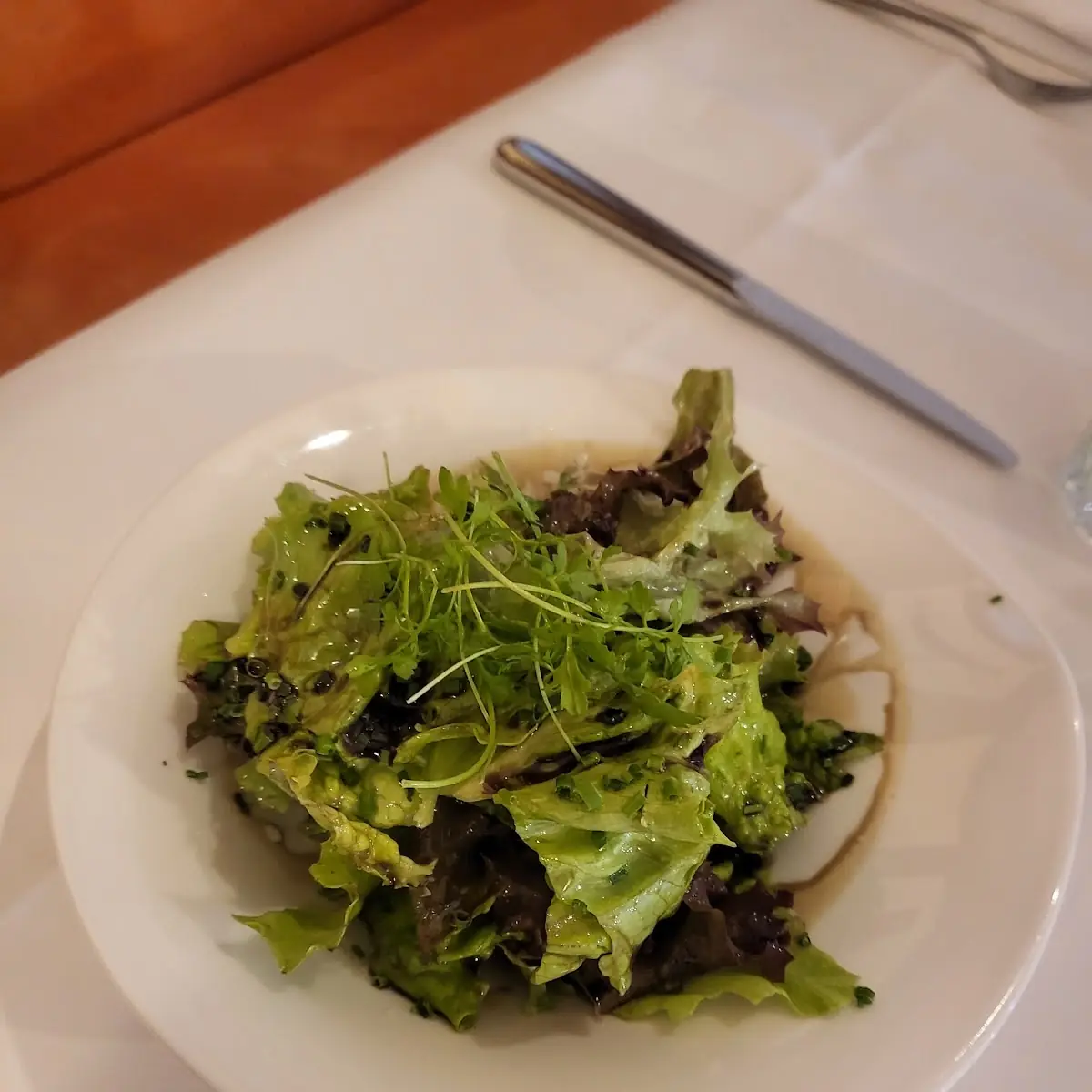 Gruener Salat Mit Kernoel