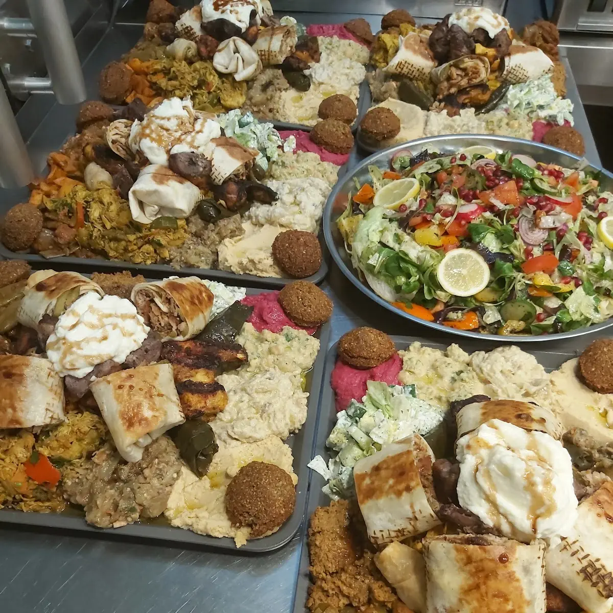 Mix Vegetables and Shawarma