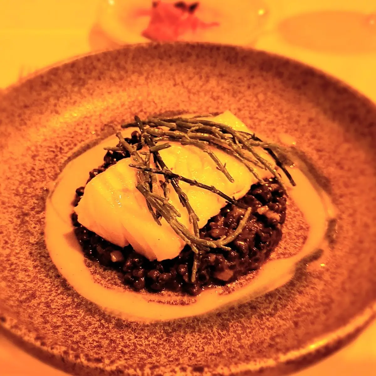 Sea Bass with Sea Asparagus
