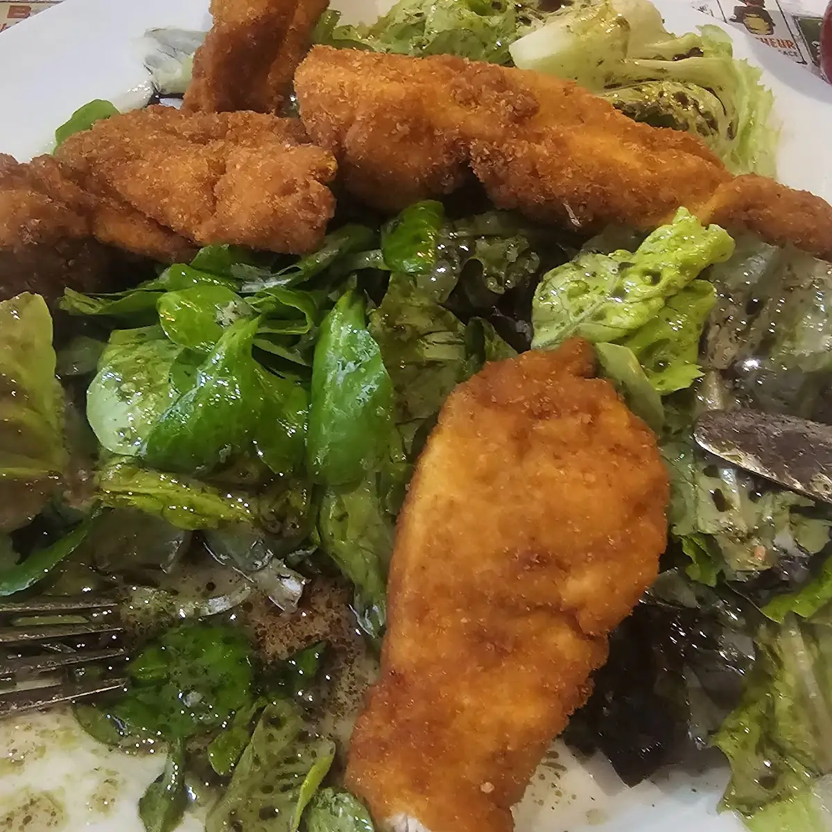 Backhendlsalat