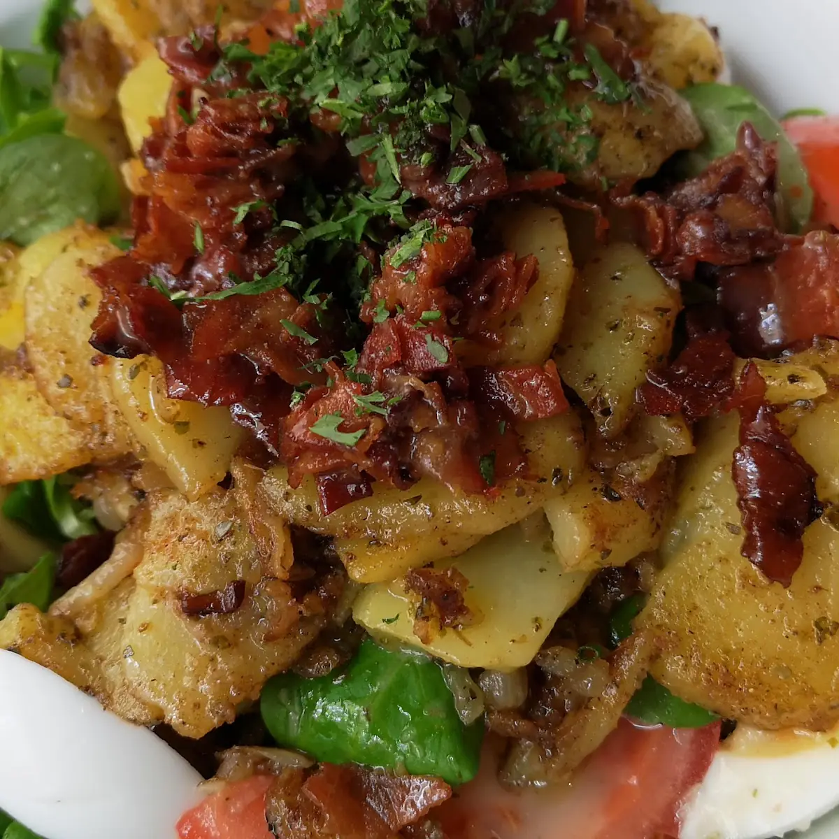Salat Mit Putenstreifen