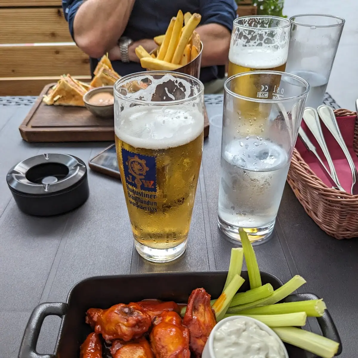 Super Chicken Wings & Trinity Caesar's Salad