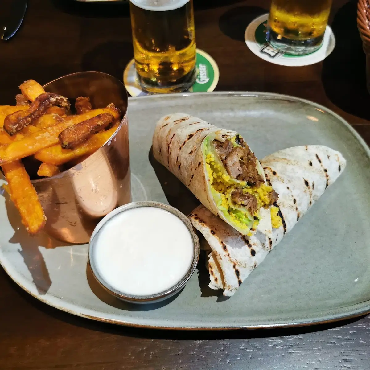 Pulled Lamb Wrap