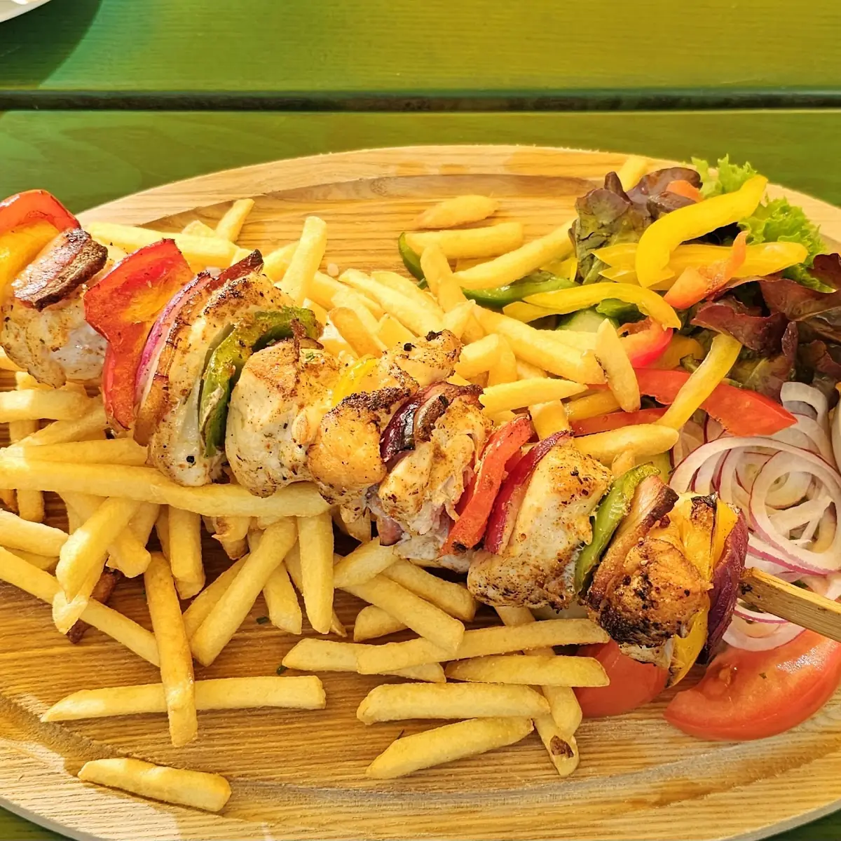 Hühnerspieß