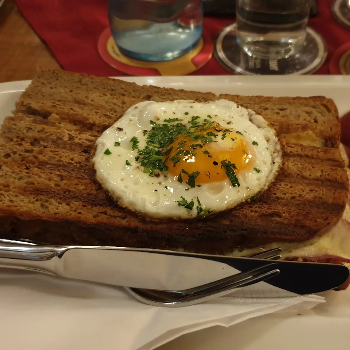 Bauerntoast Mit Spiegelei