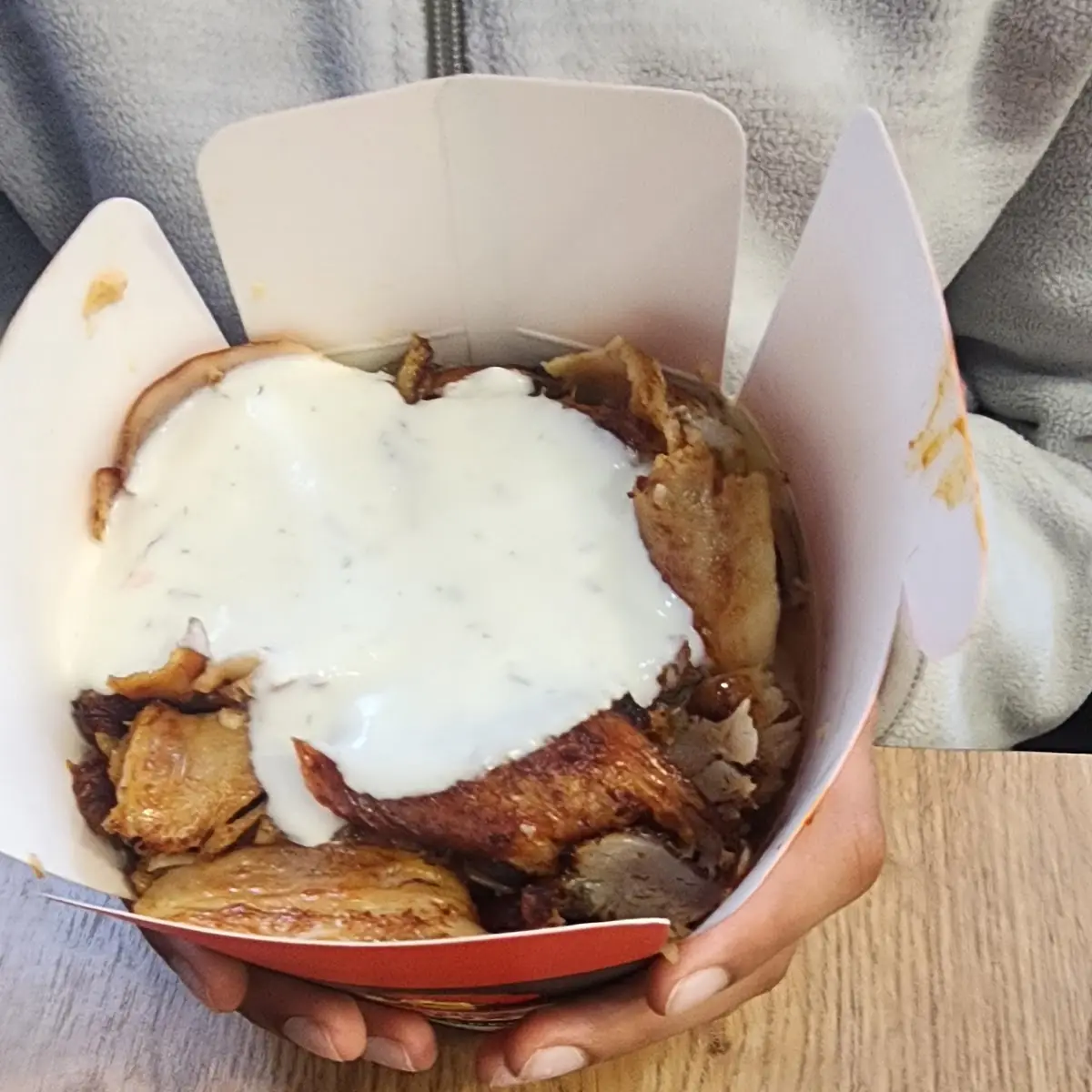 Kebab Box Mit Pommes