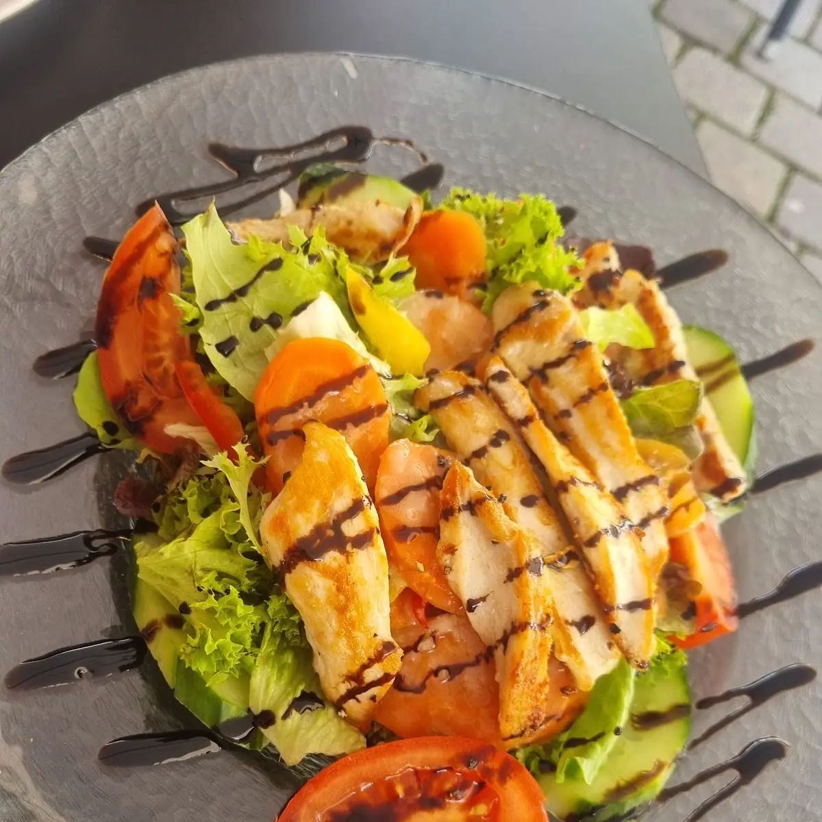 Salat Mit Putenstreifen
