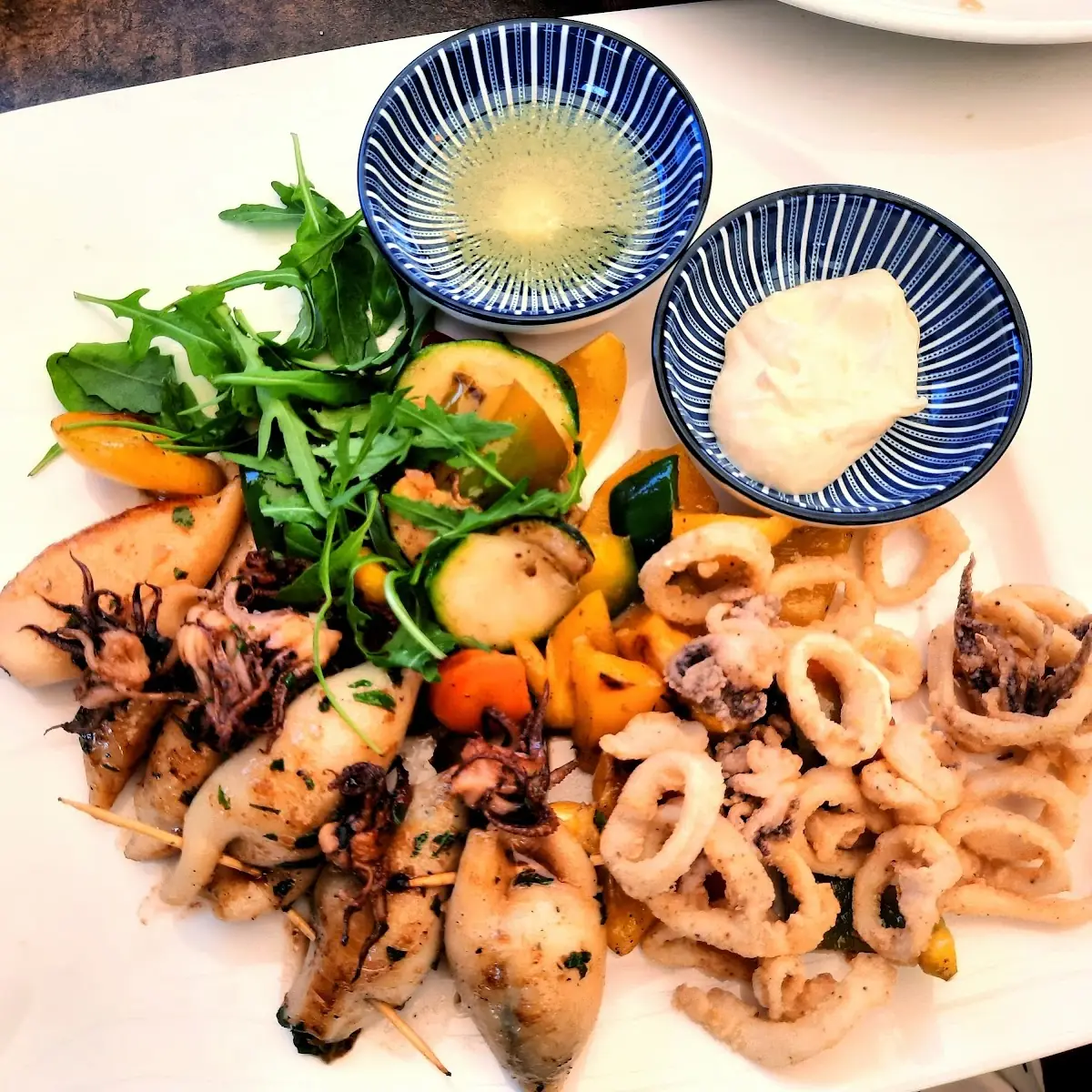 Calamari Dreierlei