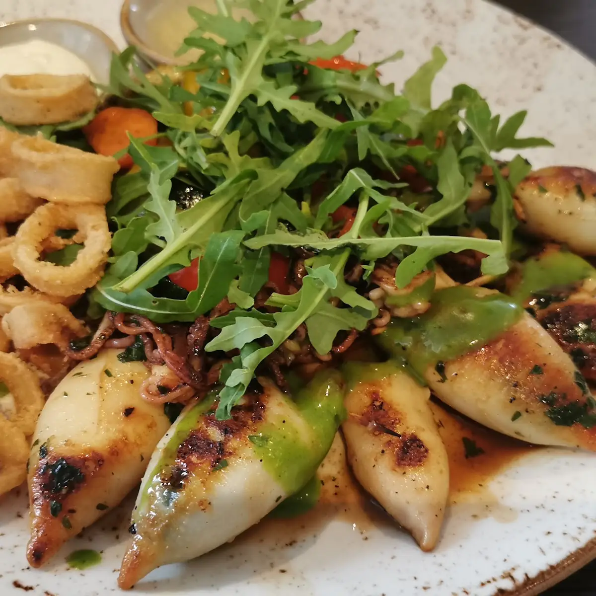 Gefüllte Calamari