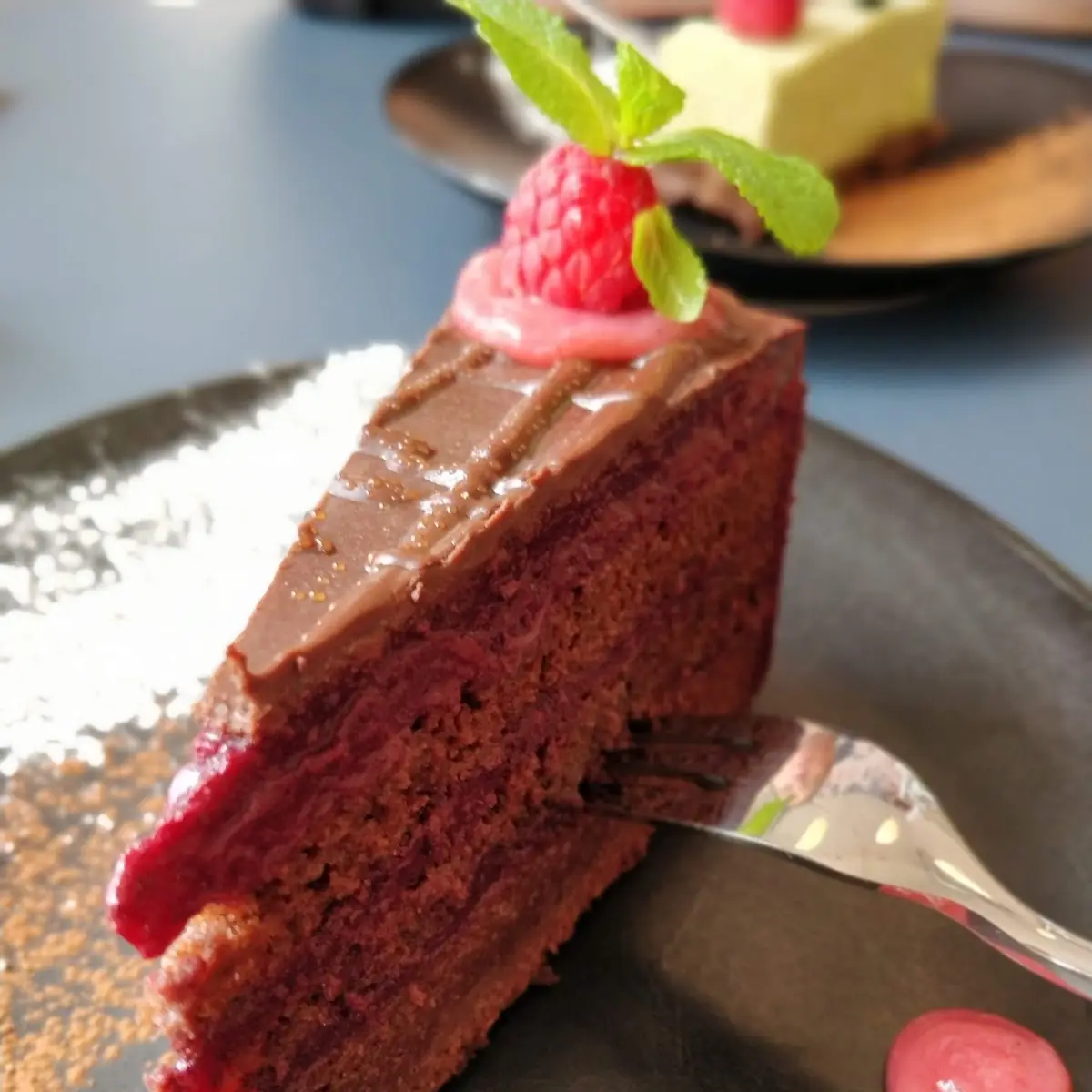 Schoko Mandeltorte
