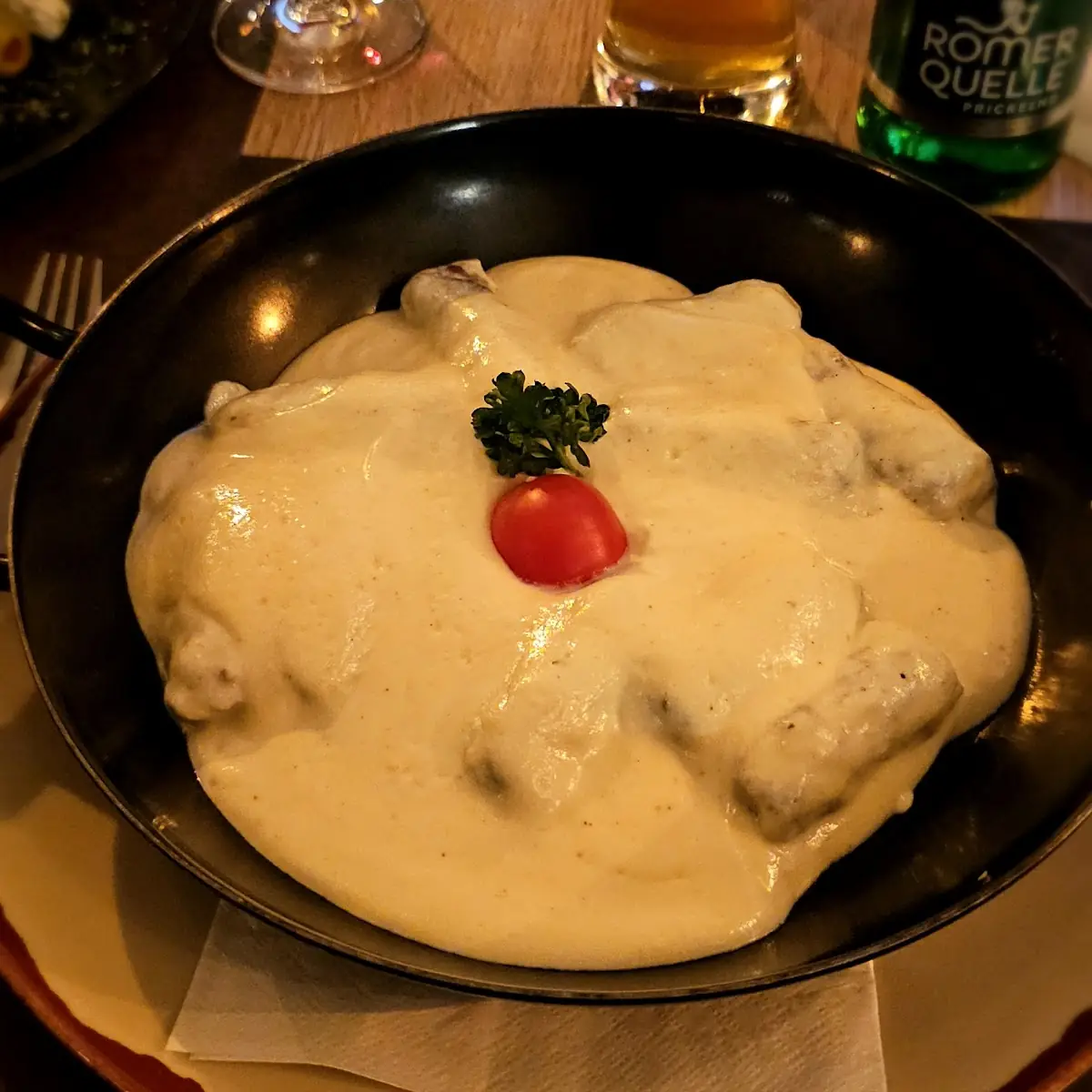 Cevapcici In Eine Frischkäse Sauce