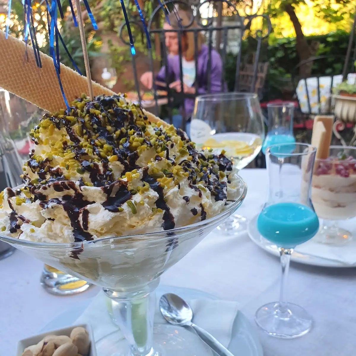 Pistazien Sufflett Mit Eiskritalllekör