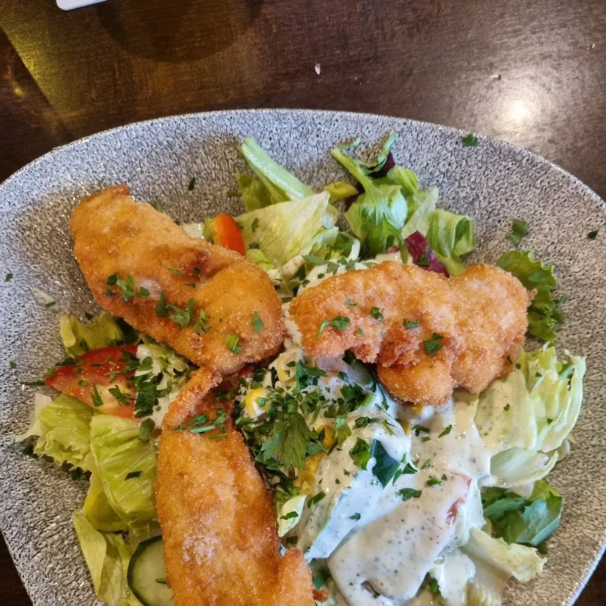 Backhendlsalat