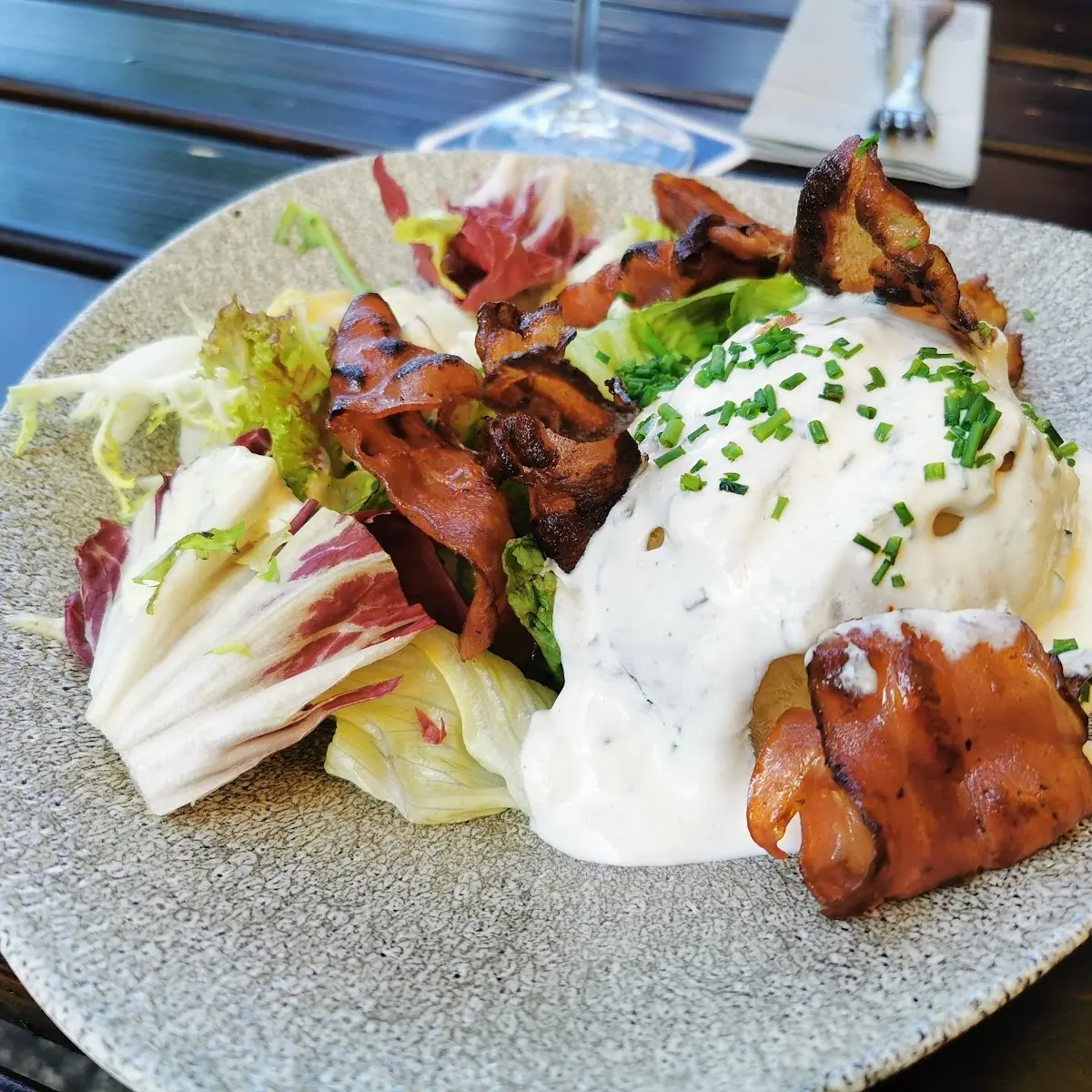 Ofenkartoffel Mit Sauercrem