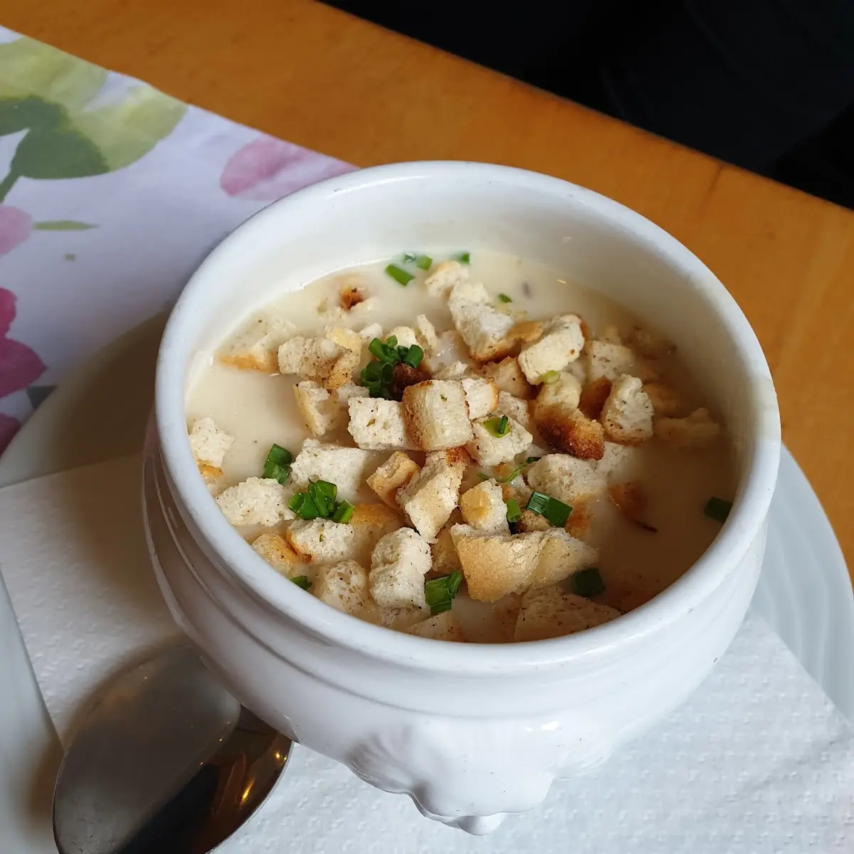 Knoblauchcremesuppe
