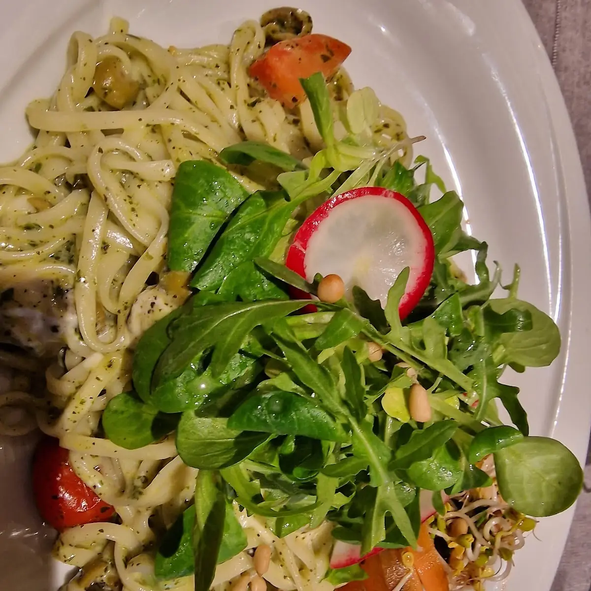 Bärlauchnudeln Mit Ziegenkäse