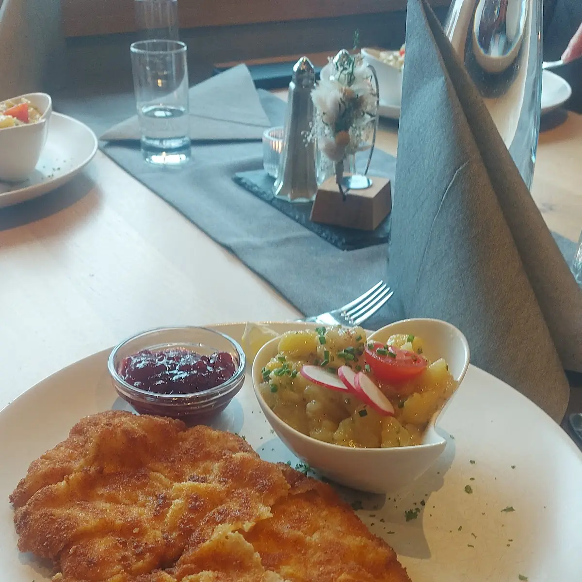 Hähnchenschnitzel Steirischer Art