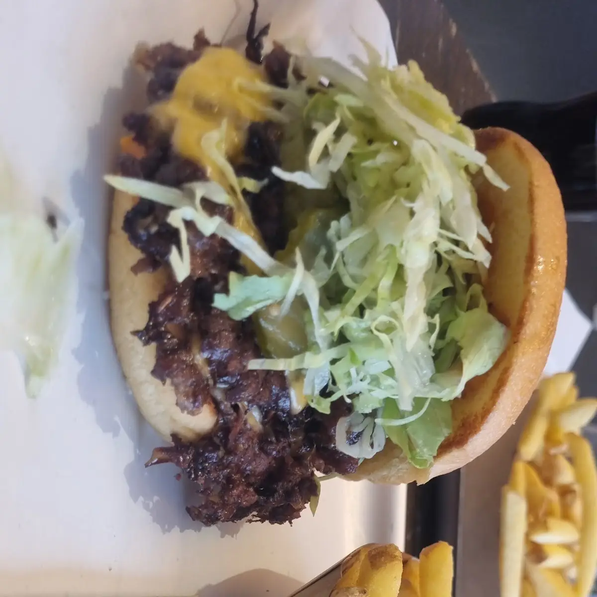 Cheeseburger Bacon Jam with Fries