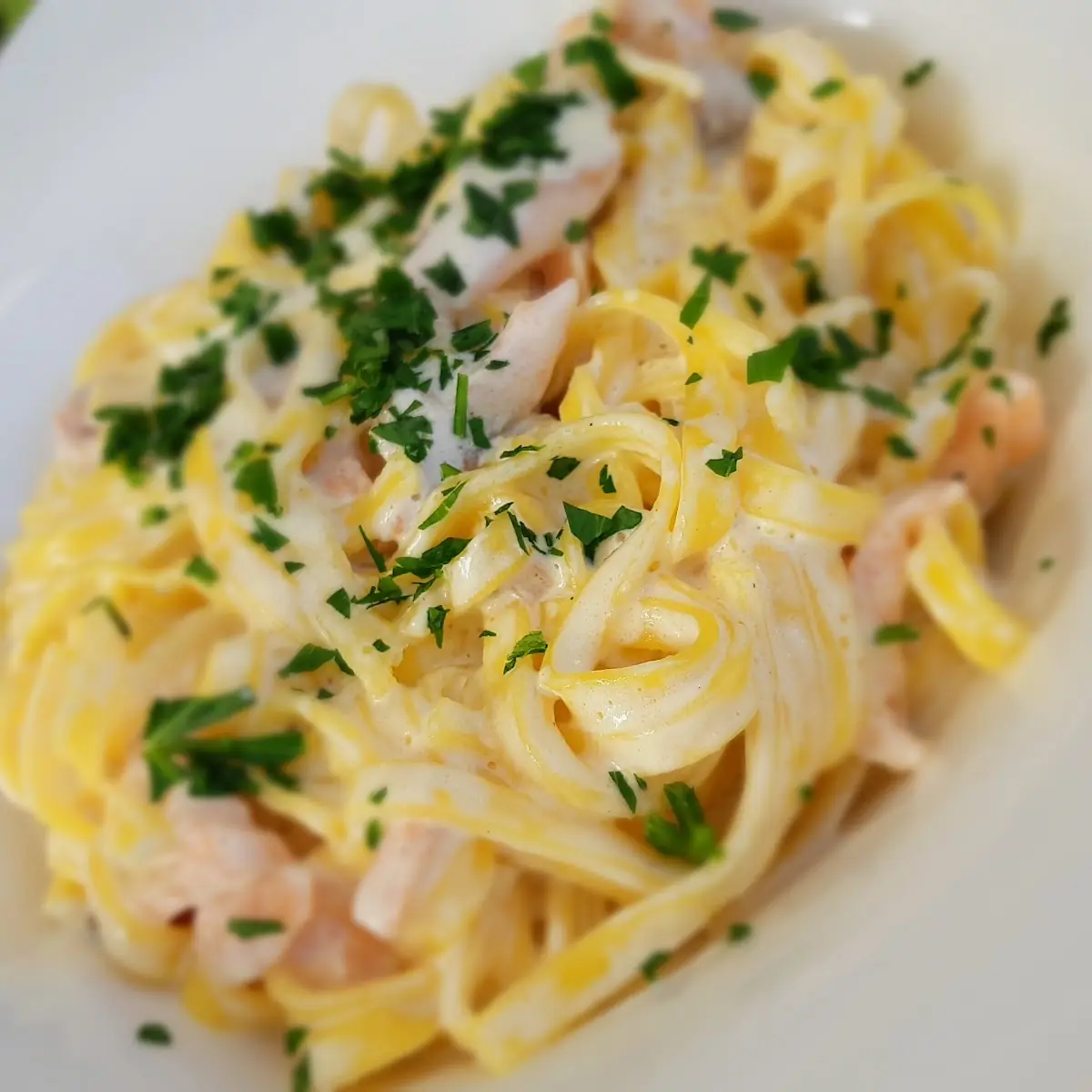 Spaghetti Mit Lachs