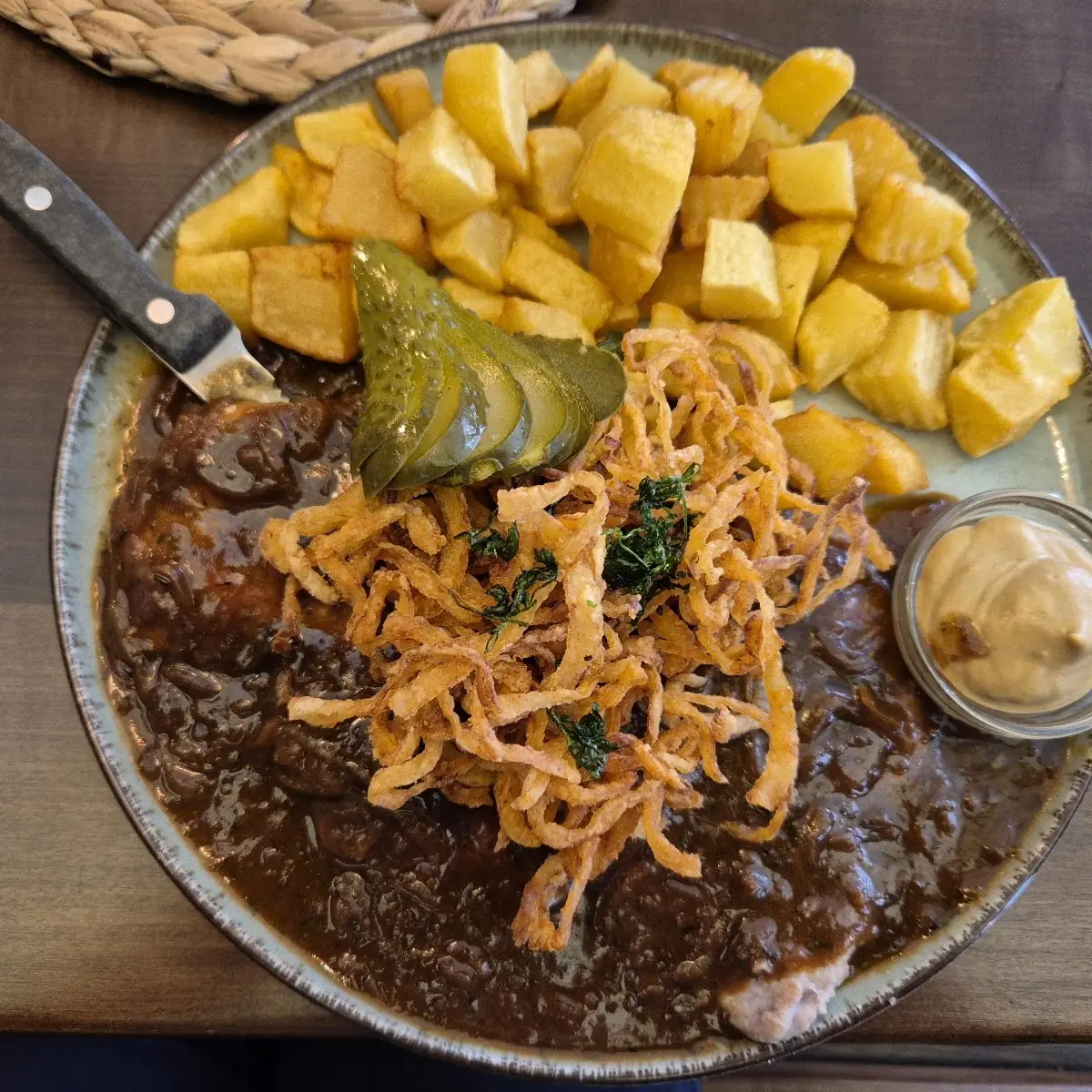 Wiener Zwiebelrostbraten