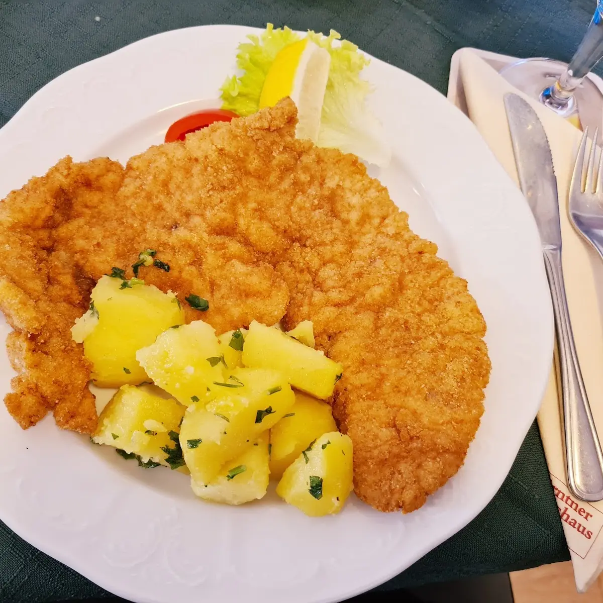 Putenwiener Mit Kartoffel
