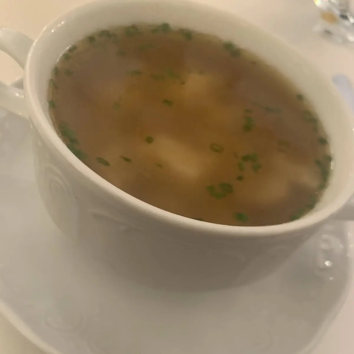 Grießnockerlsuppe