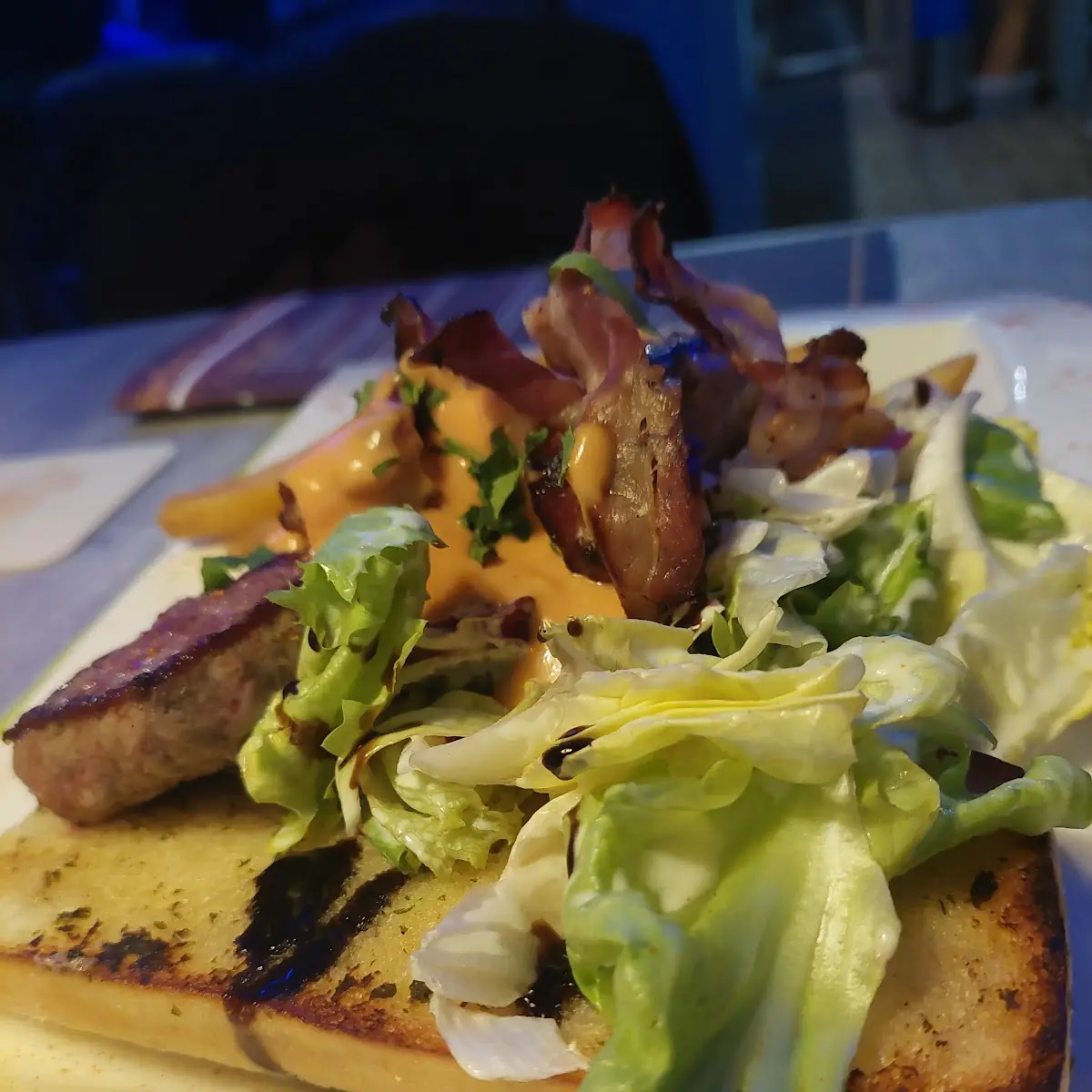 Steak & Bacon Toast