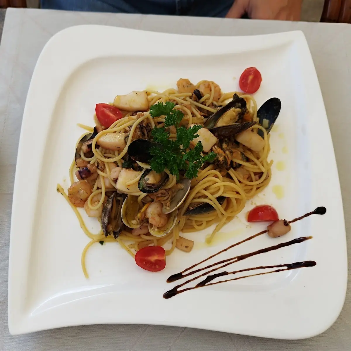 Spaghetti Mit Meeresfrüchte