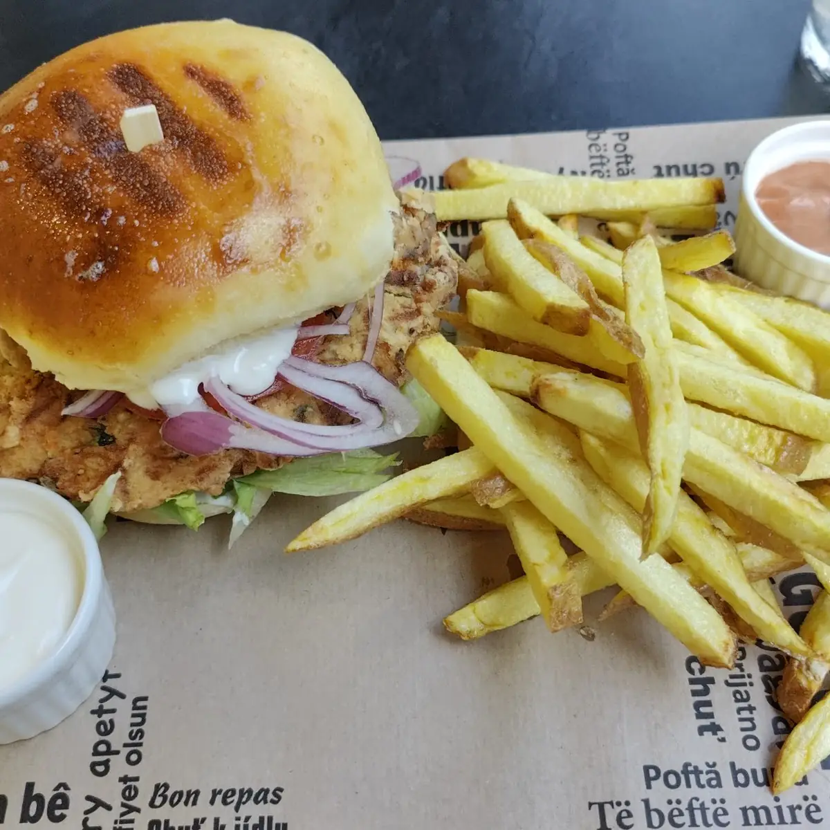 Greek Veggie Burger