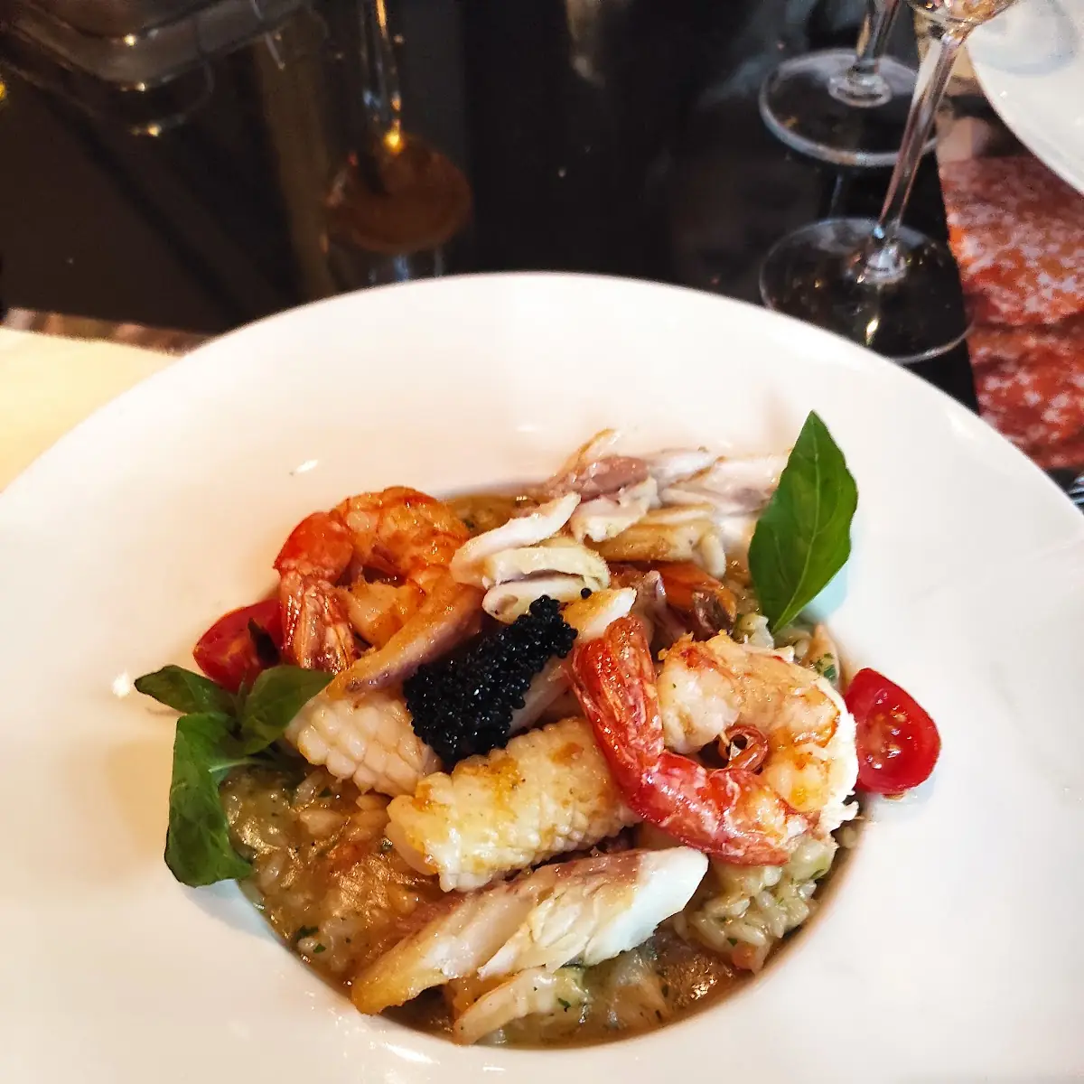 Meeresfrüchte Risotto
