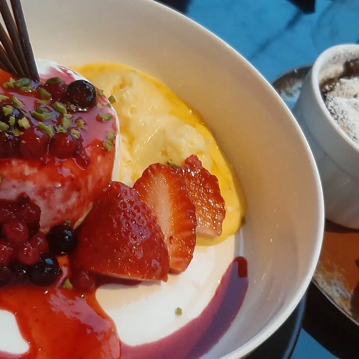 Panna Cotta Con Frutti Di Bosco