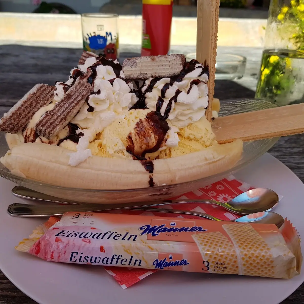 Eierlikör Bananensplit