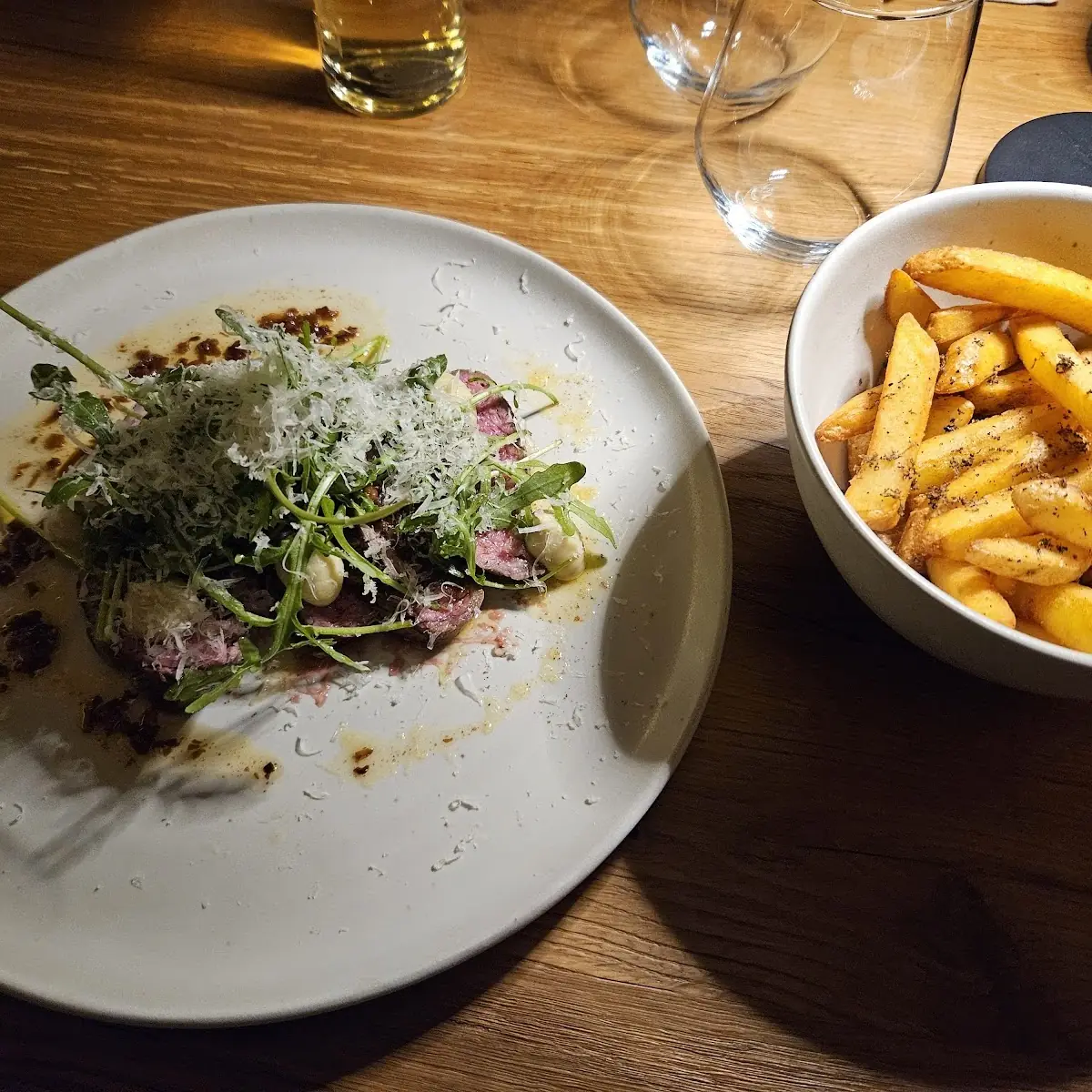 Tagliata Mit Trüffelpommes