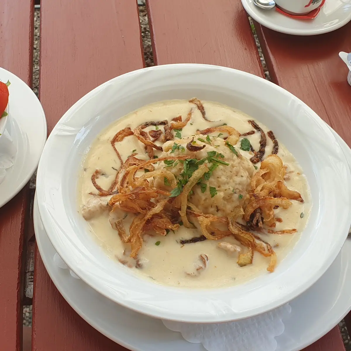 Eierschwammerl Mit Semmelknödel