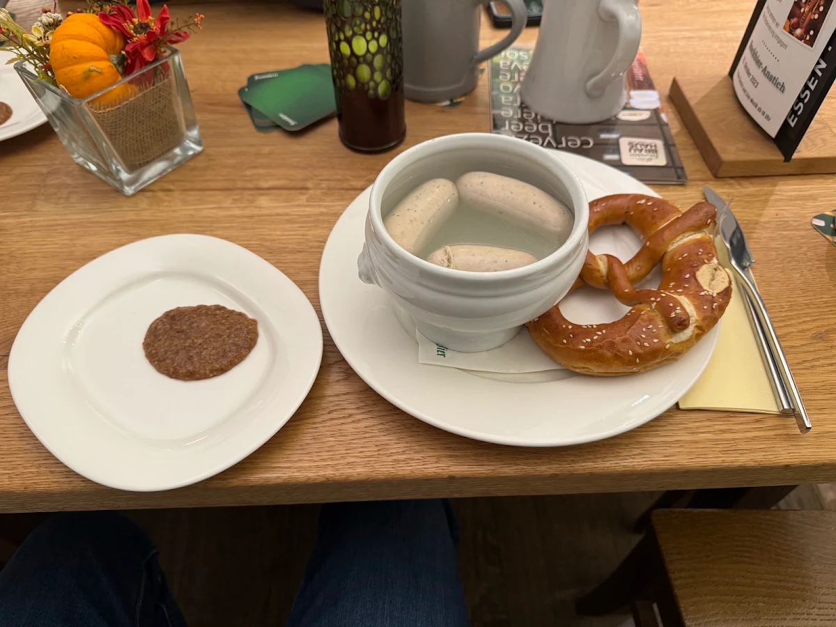 Weißwurst Mit Brezn